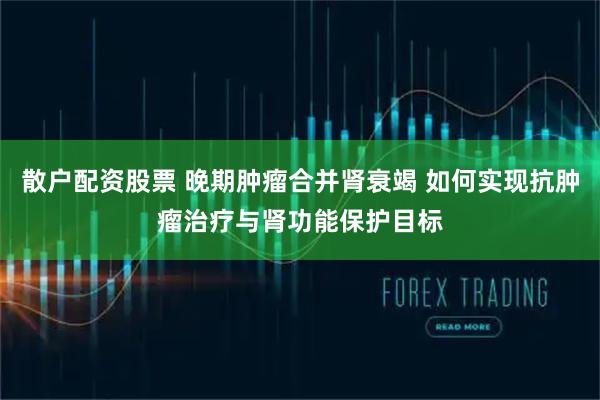 散户配资股票 晚期肿瘤合并肾衰竭 如何实现抗肿瘤治疗与肾功能保护目标